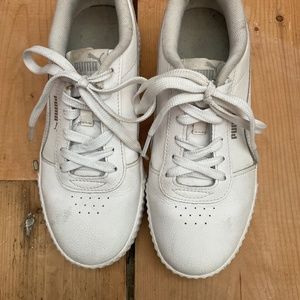 White Puma sneakers
